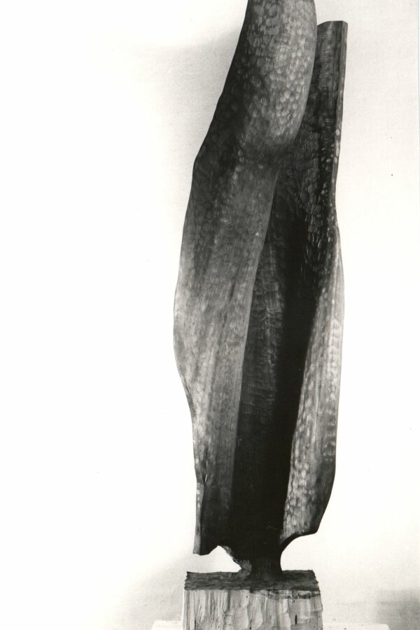 4. Rozevláté krajiny, dřevo, 1980, v. 150 cm, autor fota Josef Tichý